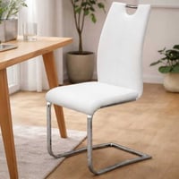 Chaise cantilever Sofia - blanc