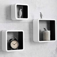 Jeu de 3 étagères murales Cubo