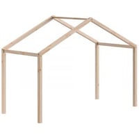 Toit pour lit au sol Dallas - 210x97x104cm - bois de pin massif