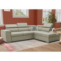 Canapé d'angle Daytona droit - dossiers réglables - beige