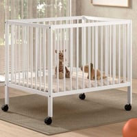 Parc pour bébé Dino | 95 x 75 cm | réglable | bois de hêtre blanc