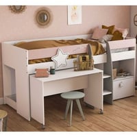 Lit mezzanine avec bureau 90 x 200 cm Stellar