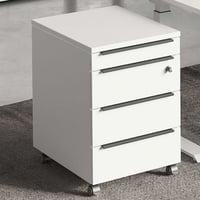 Tiroir à roulettes Hermoso | 42 x 60 x 63 cm | Blanc