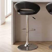 Lot de 2 tabourets de bar Berga - noir