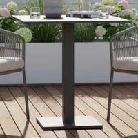 Table de jardin pliant Fremantle - 70x70x76cm - aluminium anthracite