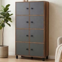Locelso Multi Purpose Cabinet | 18mm d'épaisseur | Noyer Anthracite