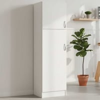 Armoire colonne cuisine Nova | 60 x 56,6 x 204 cm | Blanc