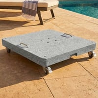 Pied de parasol 70x70cm 100 kg