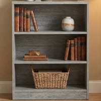 Bibliothèque Spacio 72cm à 2 tablettes - chêne gris
