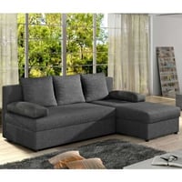 Siège d'angle Gagliardini | 206 x 146 x 90 cm | Anthracite