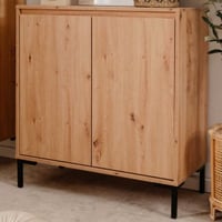 Commode Korina-chêne d'artisan