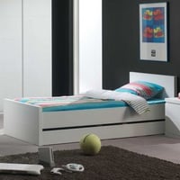 Lit enfant Lara 90x200 cm avec tiroir de lit - blanc