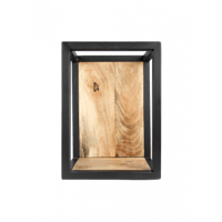 Etagère murale Levels 25x35cm - bois de manguier/fer