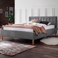 Lit Marilou 140x200 - gris