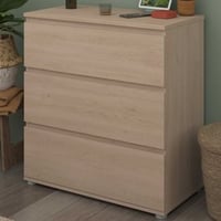 Commode Nux 3 tiroirs - chêne