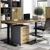 Ensemble de bureau Presley | Bureau, commode | Design en chêne graphite