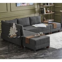 Siège d'angle Balcab Home | 210 x 280 x 70 cm | Anthracite
