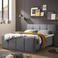Lit coffre Tijuana | Surmatelas inclus | 180 x 200 cm | Anthracite
