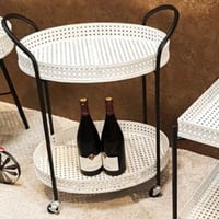 Chariot de cuisine | 60 x 40 x 70 cm | Blanc