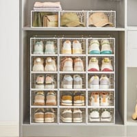 Boîtes de rangement Yaramis | 18 exemplaires | 23 x 33,5 x 14 | Transparent
