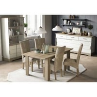 Ensemble de salle à manger Charm | Table de salle à manger extensible, vitrine, buffet | Kronberg Oak design