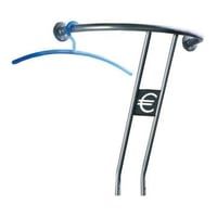 Porte-manteau mural | Couleur aluminium | Euro-design | Capacité 20 kg
