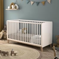 Lit d'enfant Aaron | 60 x 120 cm | Blanc