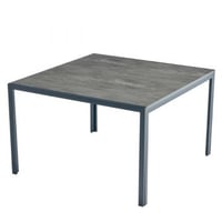 Table de salle à manger Colin | 120 x 124 x 74 cm | Gris brun