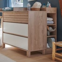 Petite bibliothèque Achil | 30 x 32 x 93 cm | Design Blonde Oak