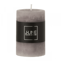 Bougie cylindrique gris fonce s18h