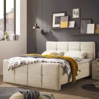 Lit coffre Tijuana | Surmatelas inclus | 160 x 200 cm | Beige