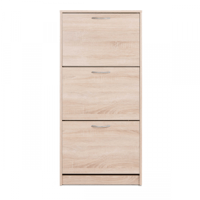 Armoire à chaussures Maicon 58cm 3 portes - chêne sonoma 