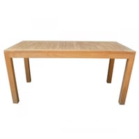 Table de jardin Stafford 100x220cm - bois teck