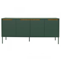 Crédence Switch 173 cm 4 portes - vert forêt