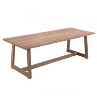 Table de jardin Isabella 250x100cm teck recyclé