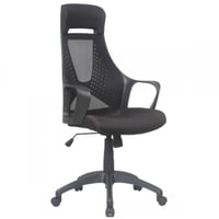 Chaise de bureau Fieke-noir mat