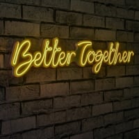Néons Better Together - Série Wallity - Jaune