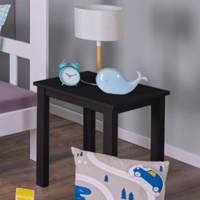 Table d'appoint Hiltwin | 45 x 45 x 55 cm | Polyvalente | Couleur : Noir