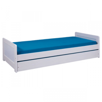 Lit gigogne Surf | 208,5 x 96,4 x 52,5 cm | Couleur : Blanc