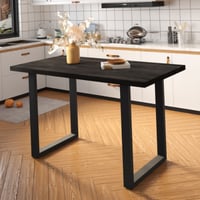 Table de bar Nicola | 160 x 80 x 93 cm | Noir