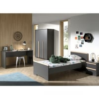 Combinaison de chambre d'enfant 9 London-anthracite/hêtre