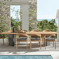 Table de jardin Rossi | 320 x 120 x 75 cm | Bois de teck