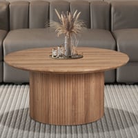 Ronde Salontafel Lagos Oude eik MDF 80 cm