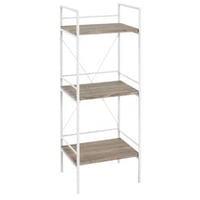 Etagère Pepijn - 34x27x96 cm - MDF/blanc 