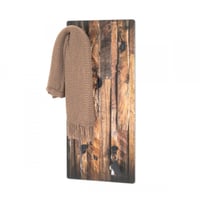 Porte-manteau mural Werner - 30x5x70 cm - MDF/métal 