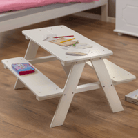 Table pique-nique pour enfants Hannah - blanc