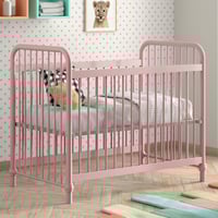 Lit de bébé Bronxx - 60x120cm - misty rose