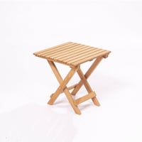 Gartentisch Tyrone - 40x40x40 cm - Buchenholz/braun