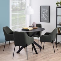 Table à manger Laurence ø105cm - noir