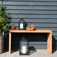 Banc Benidorm en teck naturel 90x30x49 cm